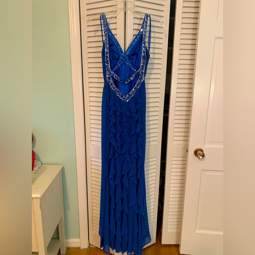 Blue Faviana Size 2!